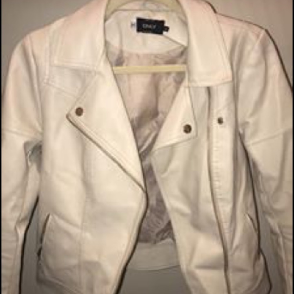 Beige Leather jacket